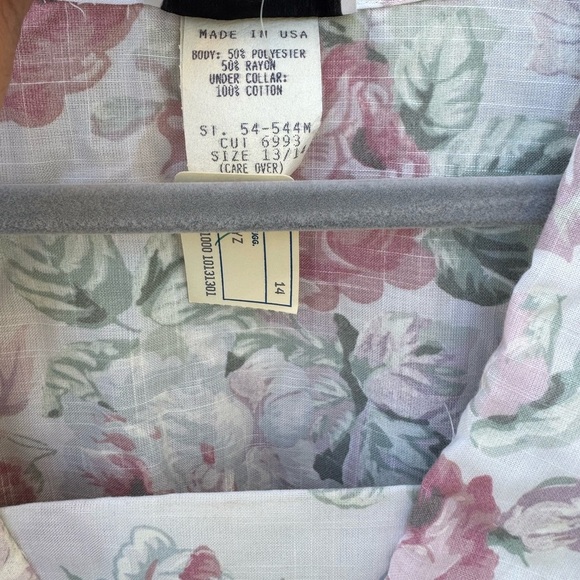 Vintage Brittany Nicole Floral Long Sleeve Dress - Picture 5 of 6